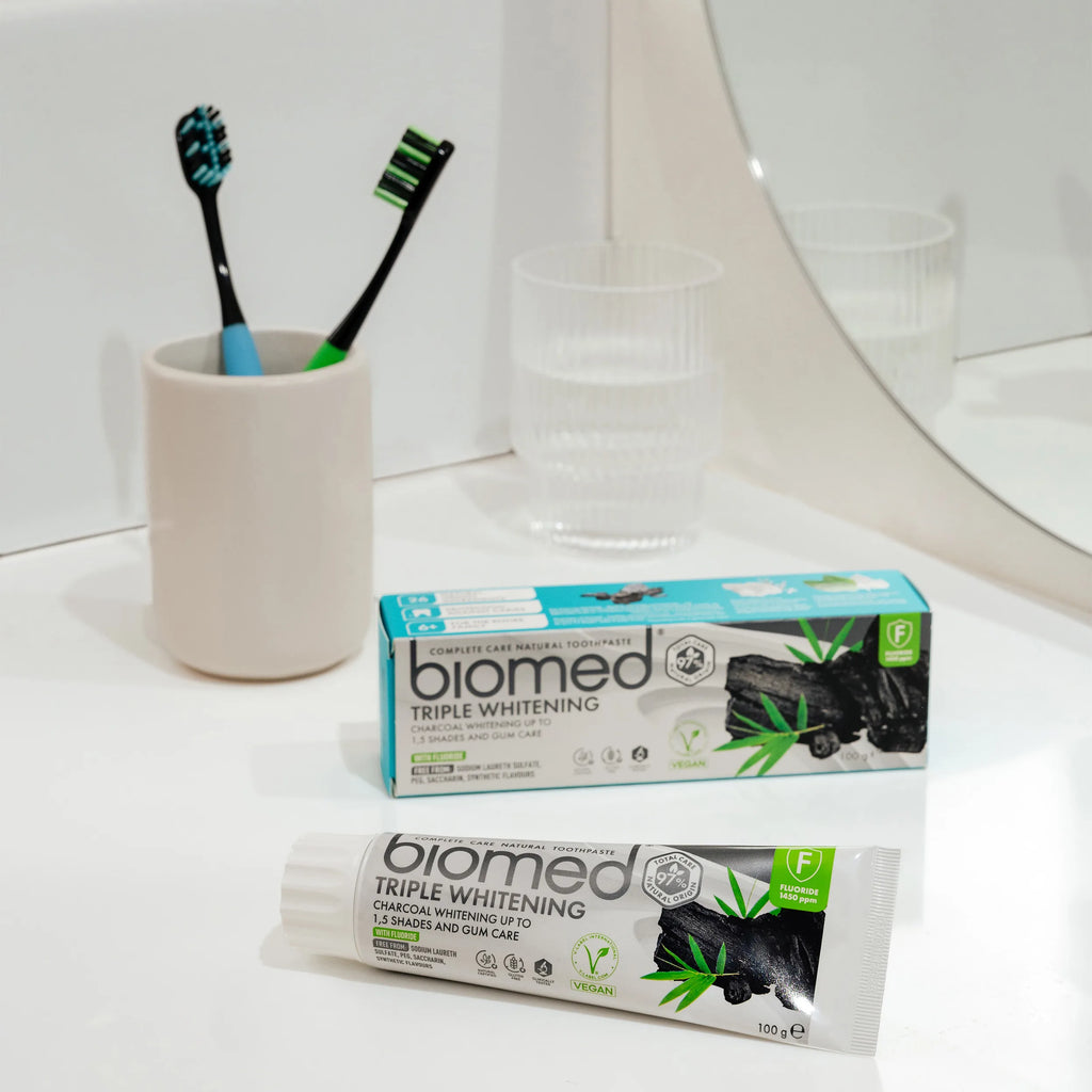 BIOMED Triple Whitening 97% Natural Toothpaste 100g – Biomed