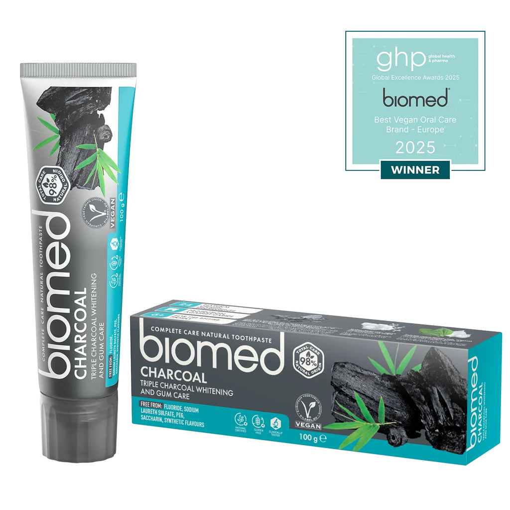 BIOMED Сharcoal 98% Natural Whitening Toothpaste 100g – Biomed